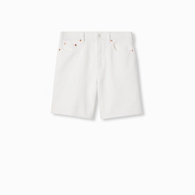Bermuda GG jacquard denim shorts