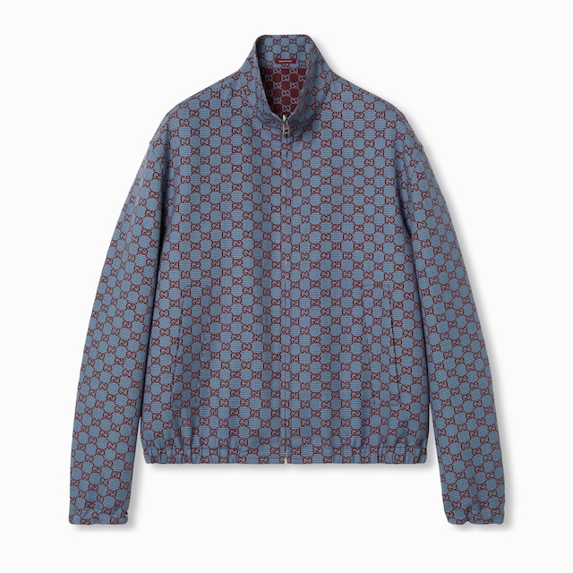 Veste en laine pied-de-poule GG
