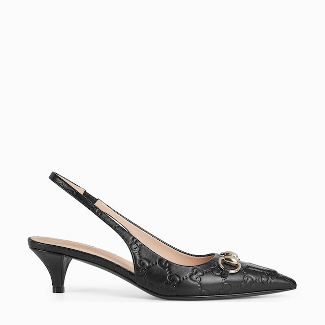 Women's slingback pump with Horsebit