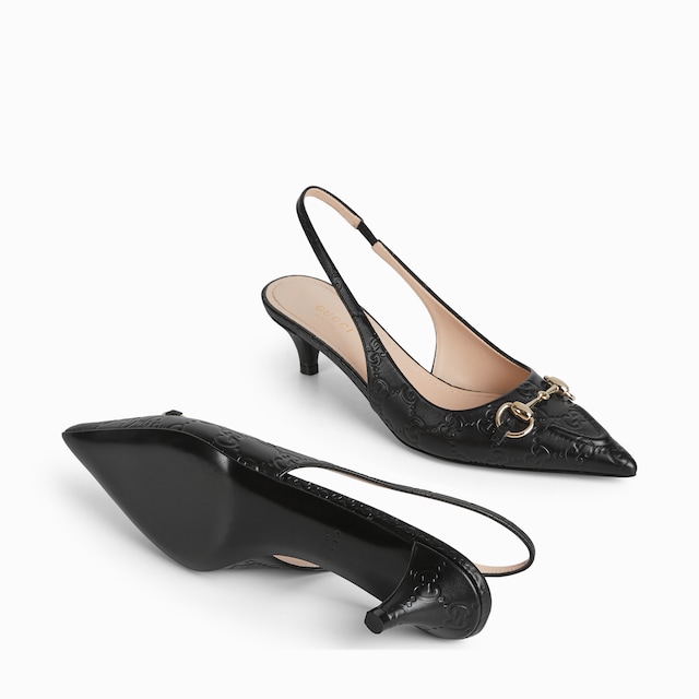 Women's slingback pump with Horsebit
