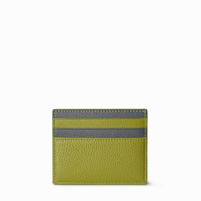 Bi-colour card case with Gucci logo