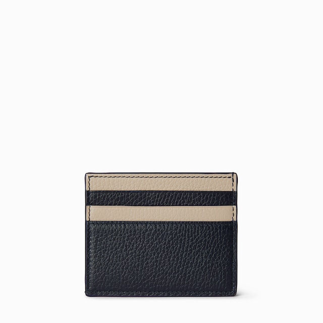 Bi-colour card case with Gucci logo