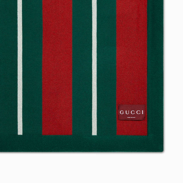 Gucci织带羊毛盖毯