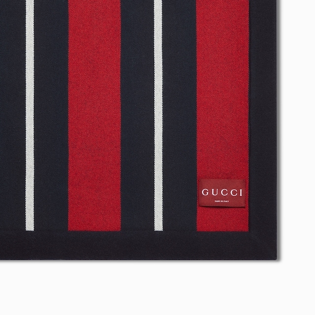 Gucci Web wool blanket
