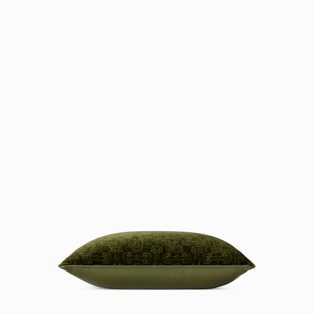 Coussin en jacquard de velours à motif Mors
