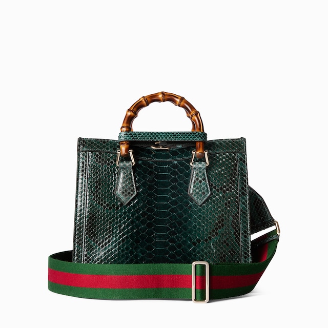 Gucci Diana python medium tote bag