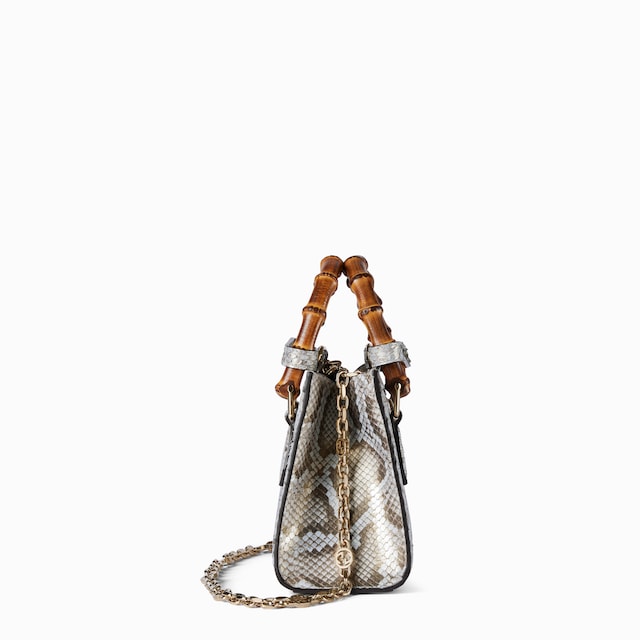 Gucci Diana python small tote bag