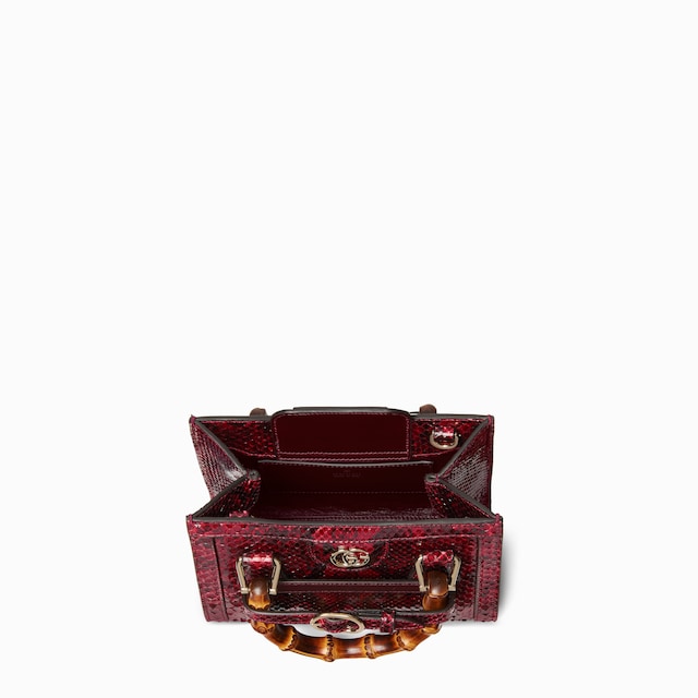 Gucci Diana python small tote bag