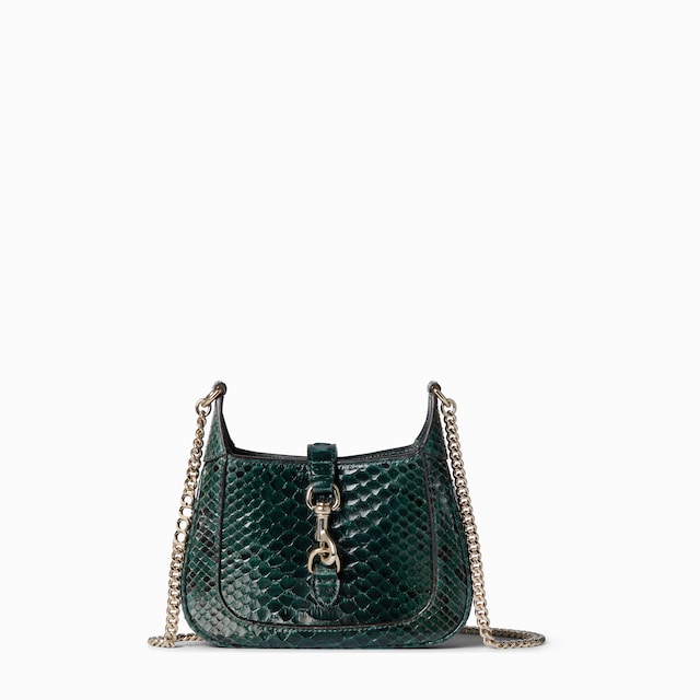 Gucci Jackie Notte mini python bag