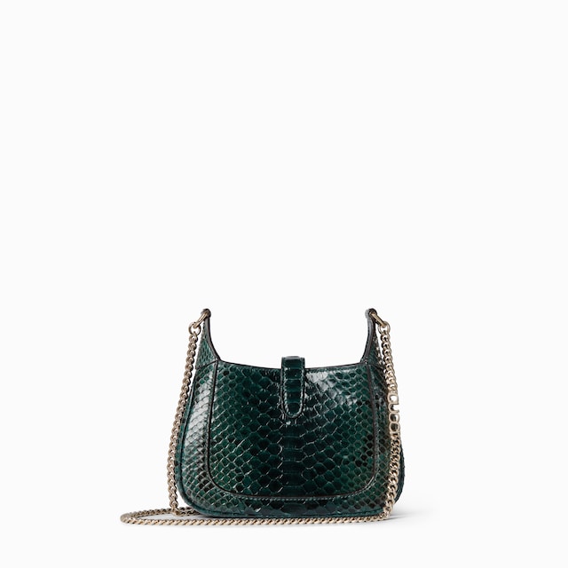 Gucci Jackie Notte mini python bag