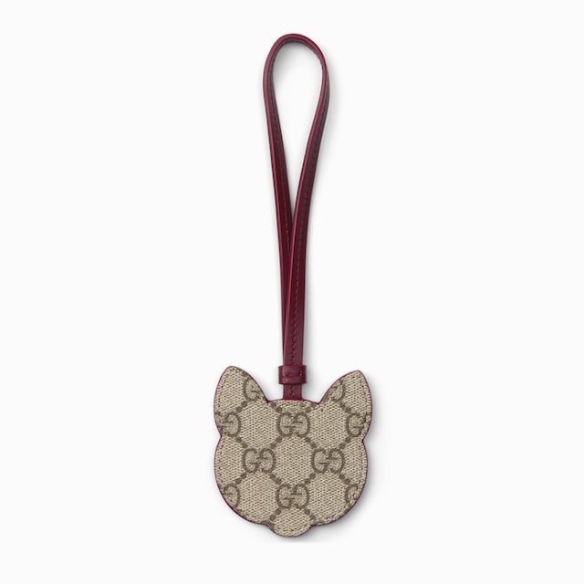 Cat-shaped bag charm