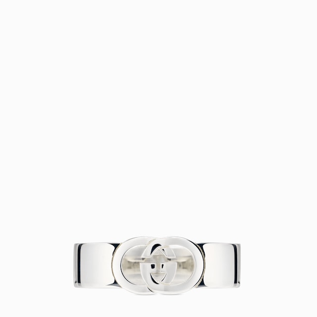 【匿名配送】GUCCIグッチ　Gリング　❤︎ グッチ シルバージュエリーダブルG シルバー リング | GUCCI公式