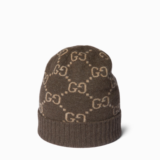 Mütze aus GG Kaschmirjacquard