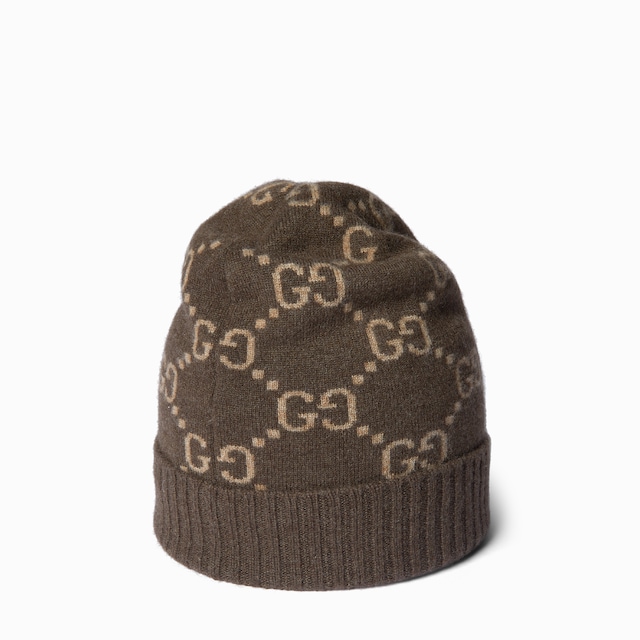 Mütze aus GG Kaschmirjacquard