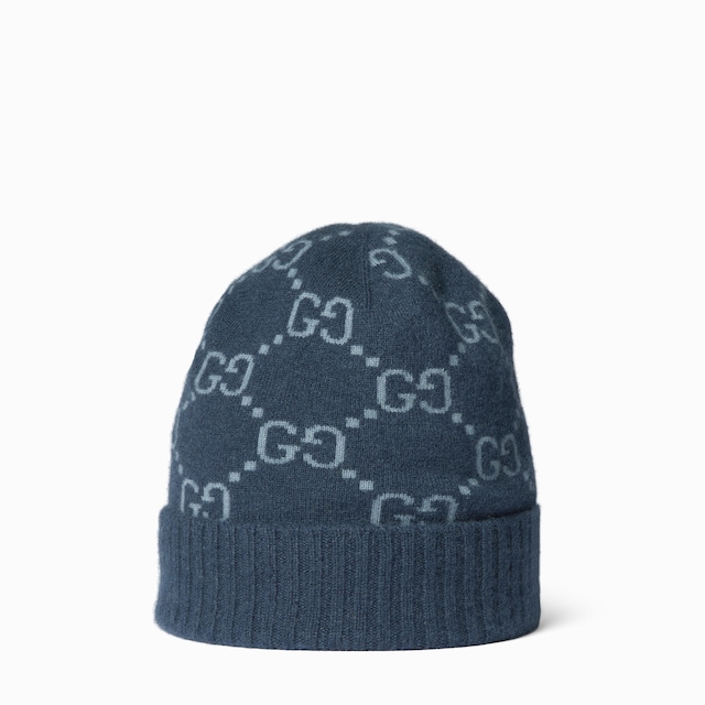 Mütze aus GG Kaschmirjacquard