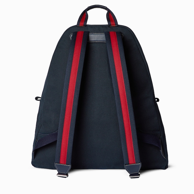 Printed canvas maxi backpack