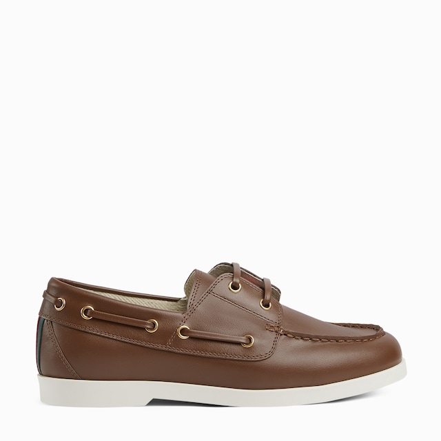 Children's boat shoe with Web