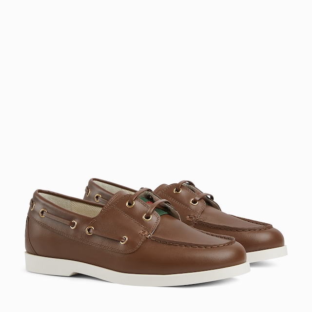 Children's boat shoe with Web