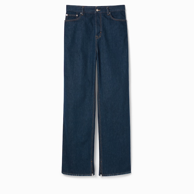 Pantalone in denim con ricamo