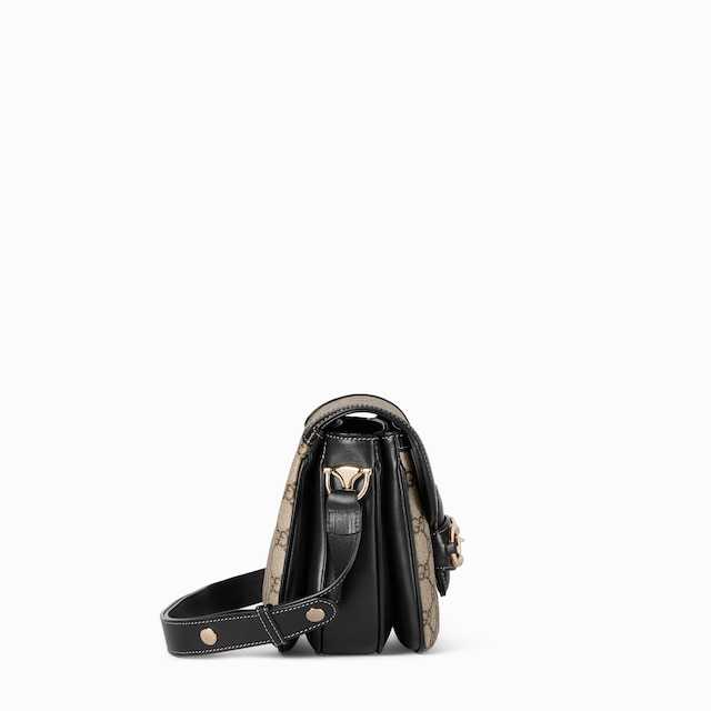 حقيبة الكتف Gucci Horsebit 1955 Soft متوسطة الحجم