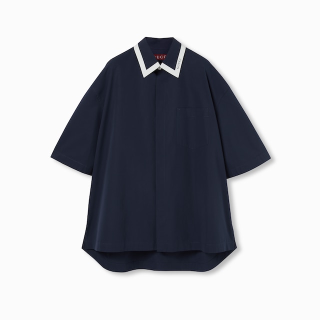 Cotton poplin shirt