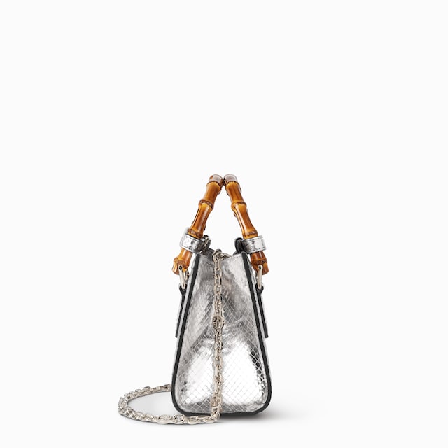 Gucci Diana python small tote bag