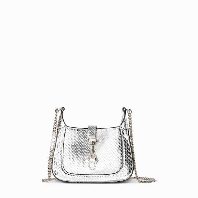 Gucci Jackie Notte mini python bag