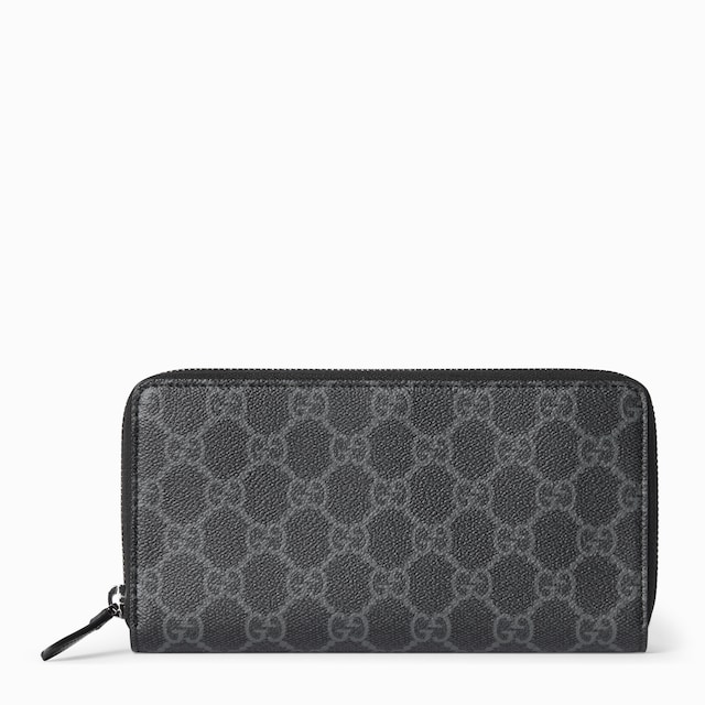 GG Emblem zip around wallet