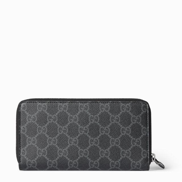 GG Emblem zip around wallet