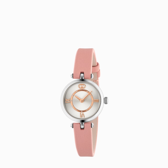 ディアマンティッシマ ウォッチ、32mmブラックレザー | GUCCI公式