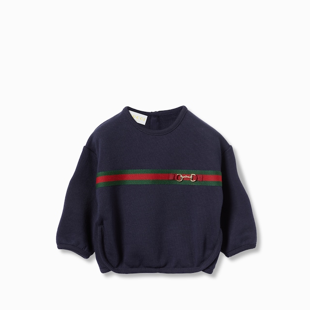 最終価格【希少】【人気】GUCCI キッズ  レディース スウェット 140cm Children's cotton sweatshirt with print in light grey
