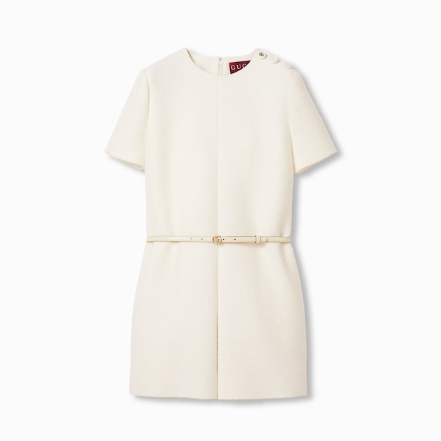 Wool bouclé jumpsuit