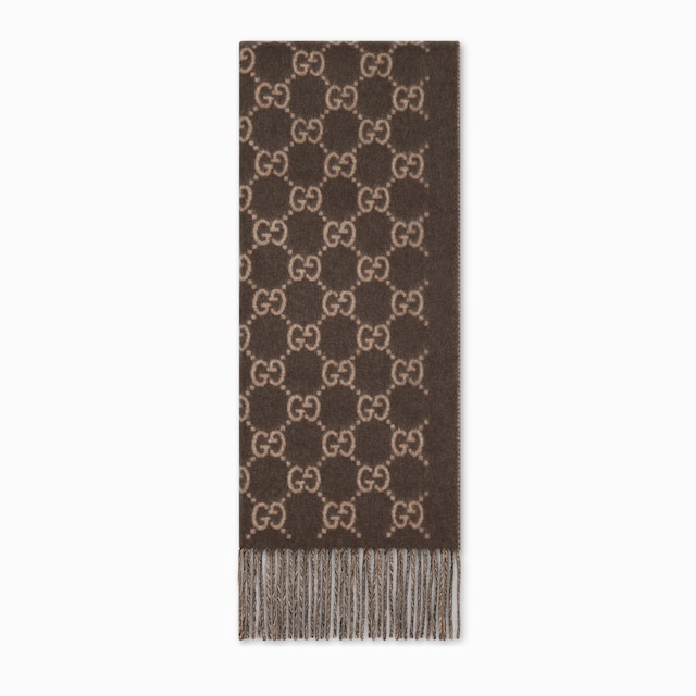 GG cashmere scarf