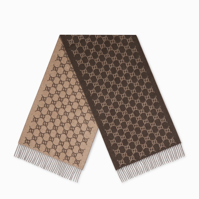 GG cashmere scarf