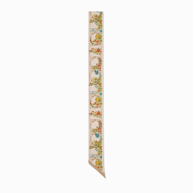 Printed silk ribbon