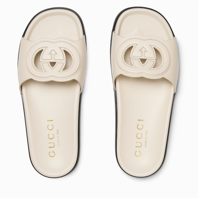 Women's slide sandal with Interlocking G