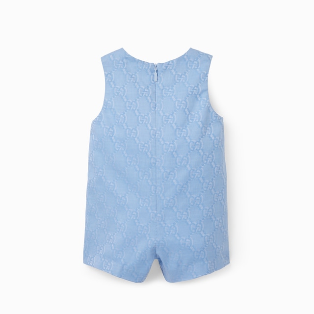 Baby cotton overall with GG Shadow