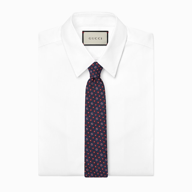 Silk jacquard tie