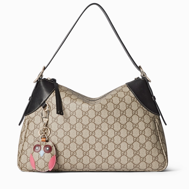 GG Emblem large shoulder bag