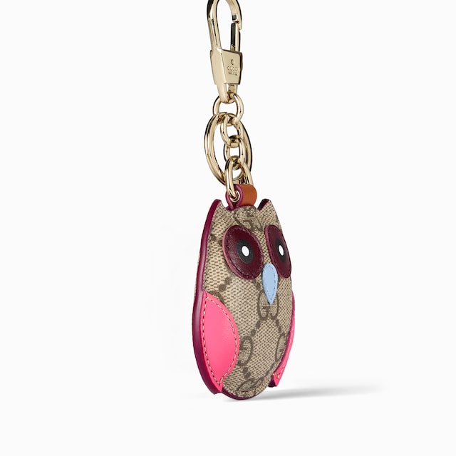 Owl-shaped bag charm
