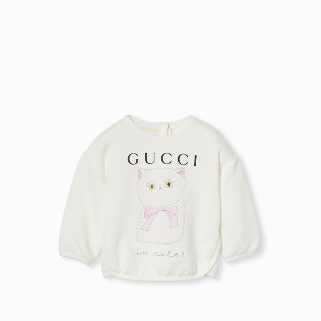 Baby printed cotton sweatshirt