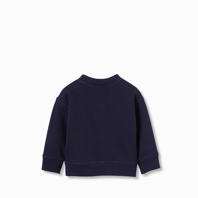 Baby embroidered cotton sweatshirt