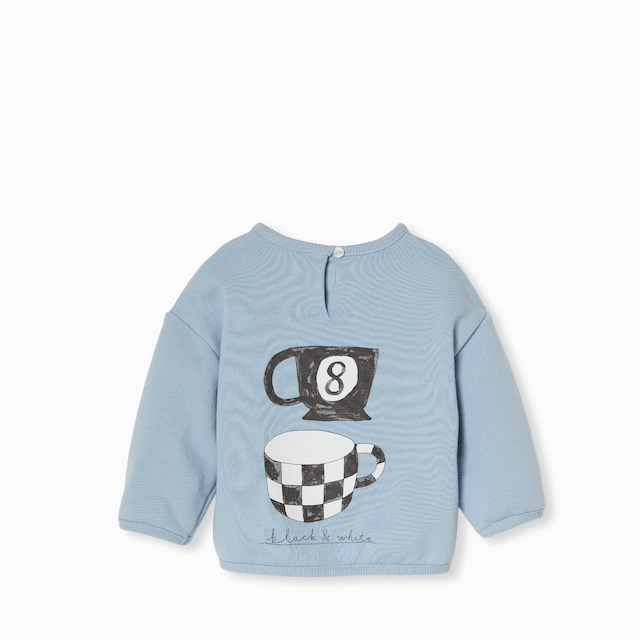 Baby printed cotton sweatshirt