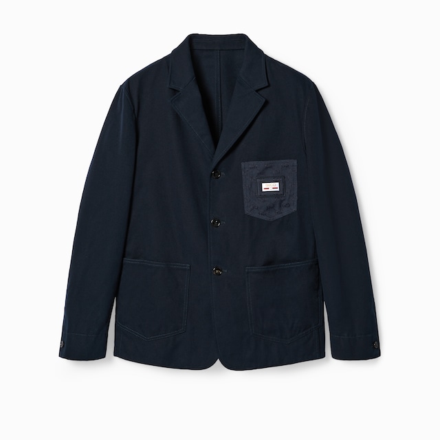 Jacke aus Baumwollcanvas