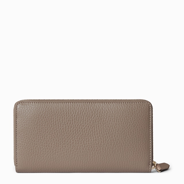 ヒロ　GUCCIダブルGジップアラウンドウォレット ダブルG バイカラー ジップアラウンドウォレットライトピンク