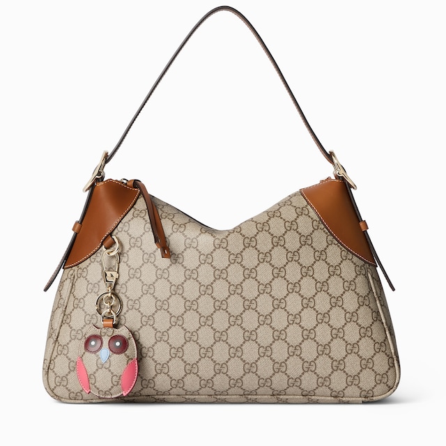 GG Emblem large shoulder bag