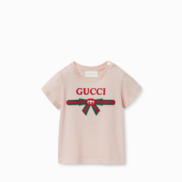 アンリ様♡着画あり♡ GUCCI　Baby　Tシャツ　レギンス　70-80 Gucci girl's top in cotton 779235xjf9d Ivory | Caposerio.com