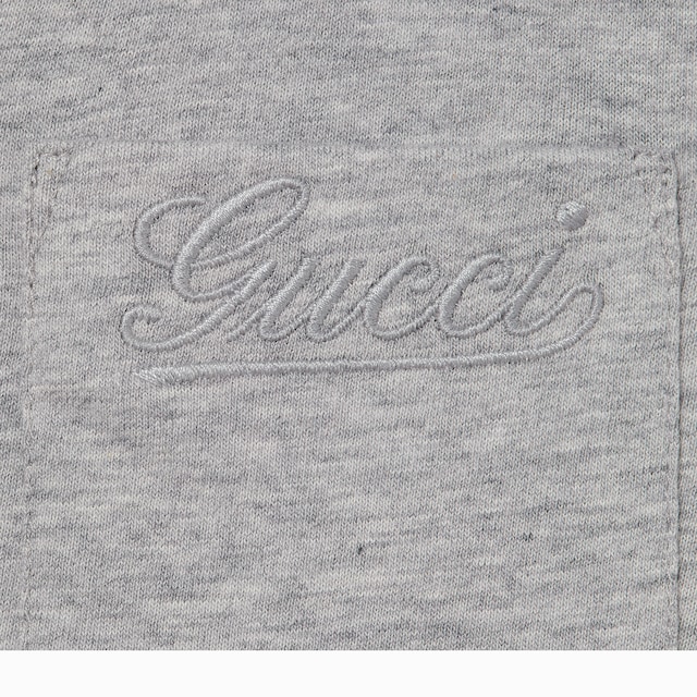 Children's embroidered cotton T-shirt