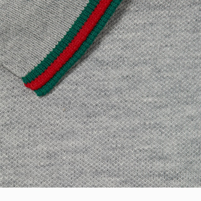 Baby cotton polo shirt with Web