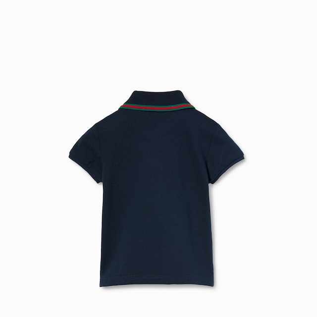 Baby cotton polo shirt with Web